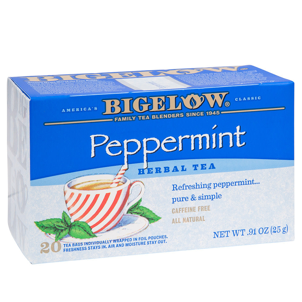 Bigelow Peppermint Herbal Tea 20 Ct Box