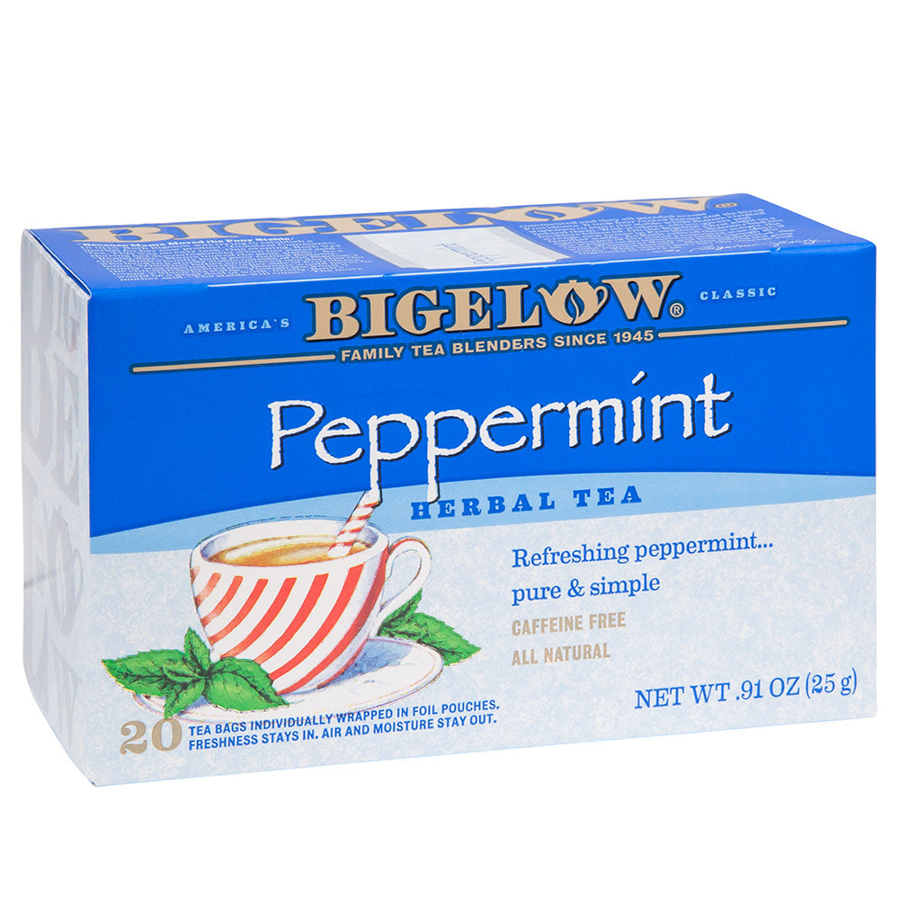 Wholesale Bigelow Peppermint Herbal Tea 20 Ct Box- Bulk