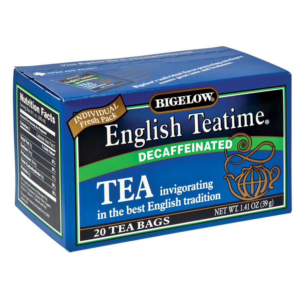 Wholesale Bigelow Decaf English Teatime Tea 20 Ct Box- Bulk