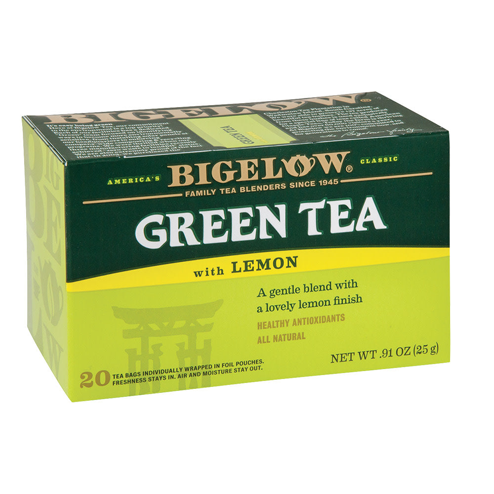 Bigelow Green Tea With Lemon 20 Ct Box