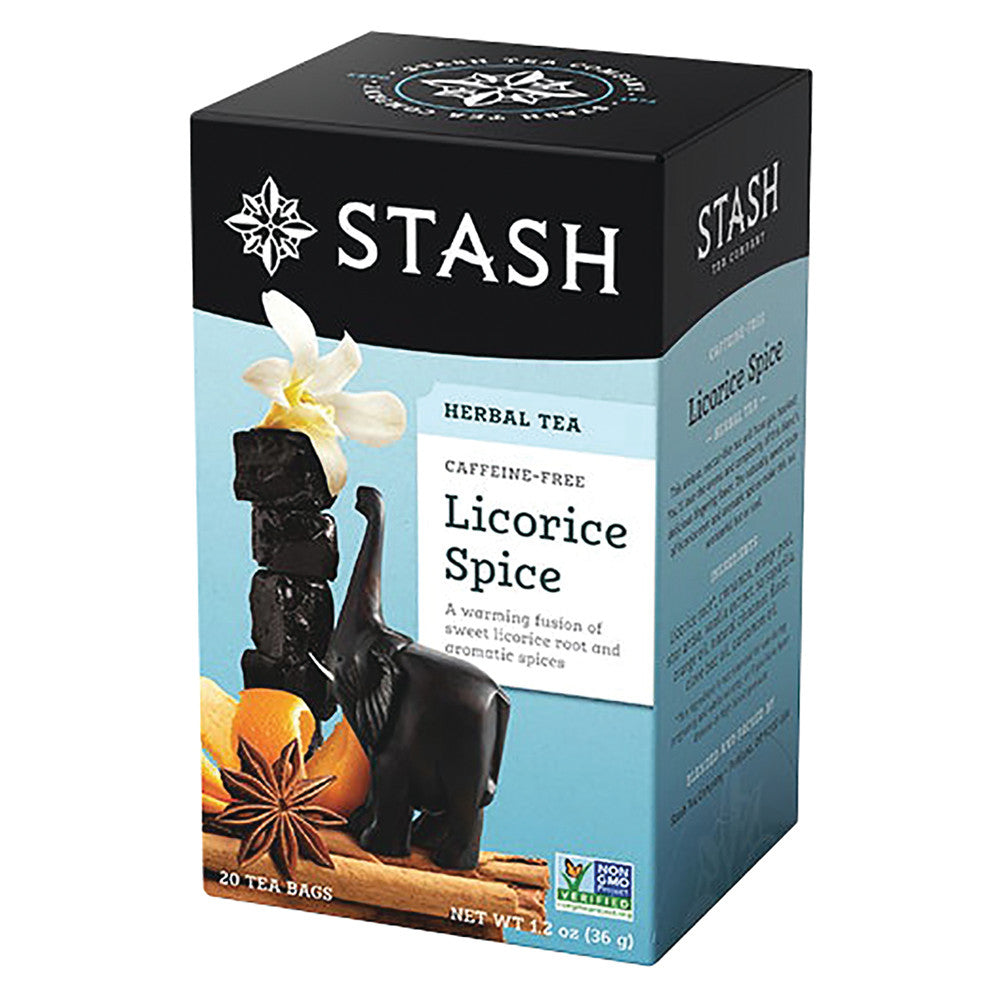 Wholesale Stash Licorice Spice Tea 20 Ct Box-6ct Case Bulk