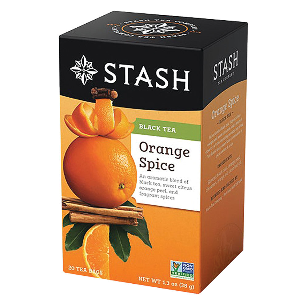 Wholesale Stash Orange Spice Black Tea 20 Ct Box-6ct Case Bulk