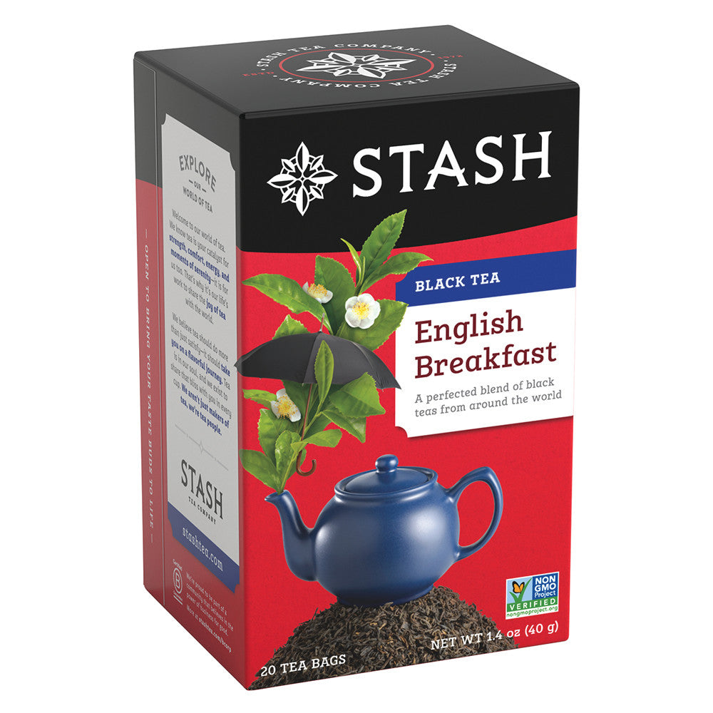 Wholesale Stash English Breakfast Black Tea 20 Ct Box-6ct Case Bulk