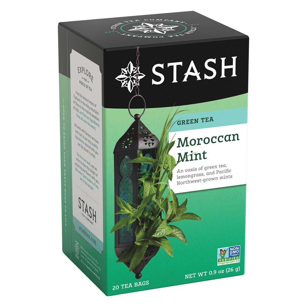 Wholesale Stash Moroccan Mnt Green Tea 20 Ct Box-6ct Case Bulk