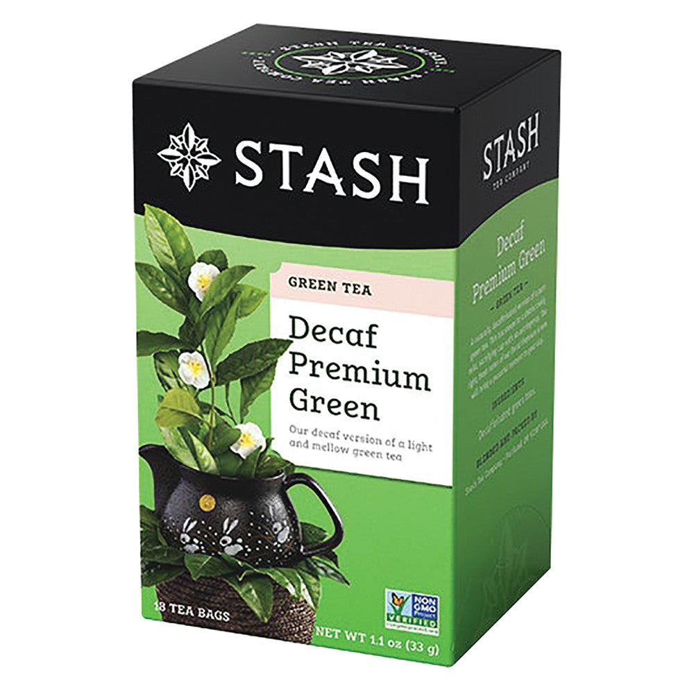 Wholesale Stash Decaf Premium Green Tea 18 Ct Box-6ct Case Bulk