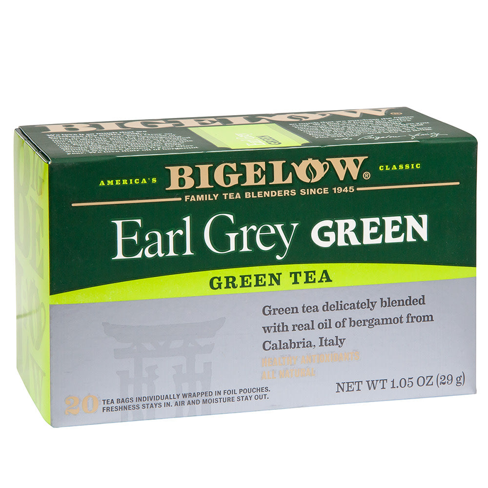 Wholesale Bigelow Earl Grey Green Tea 20 Ct Box- Bulk
