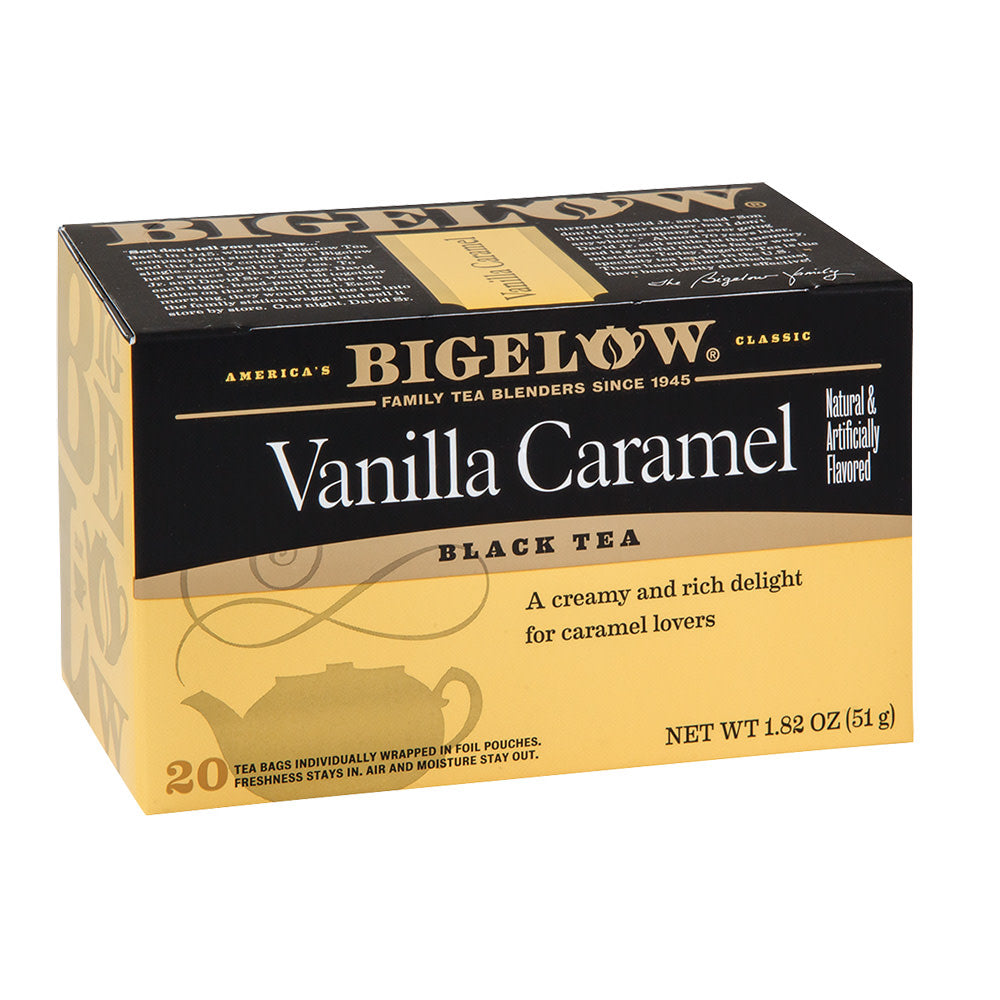 Bigelow Vanilla Caramel Black Tea 20 Ct Box