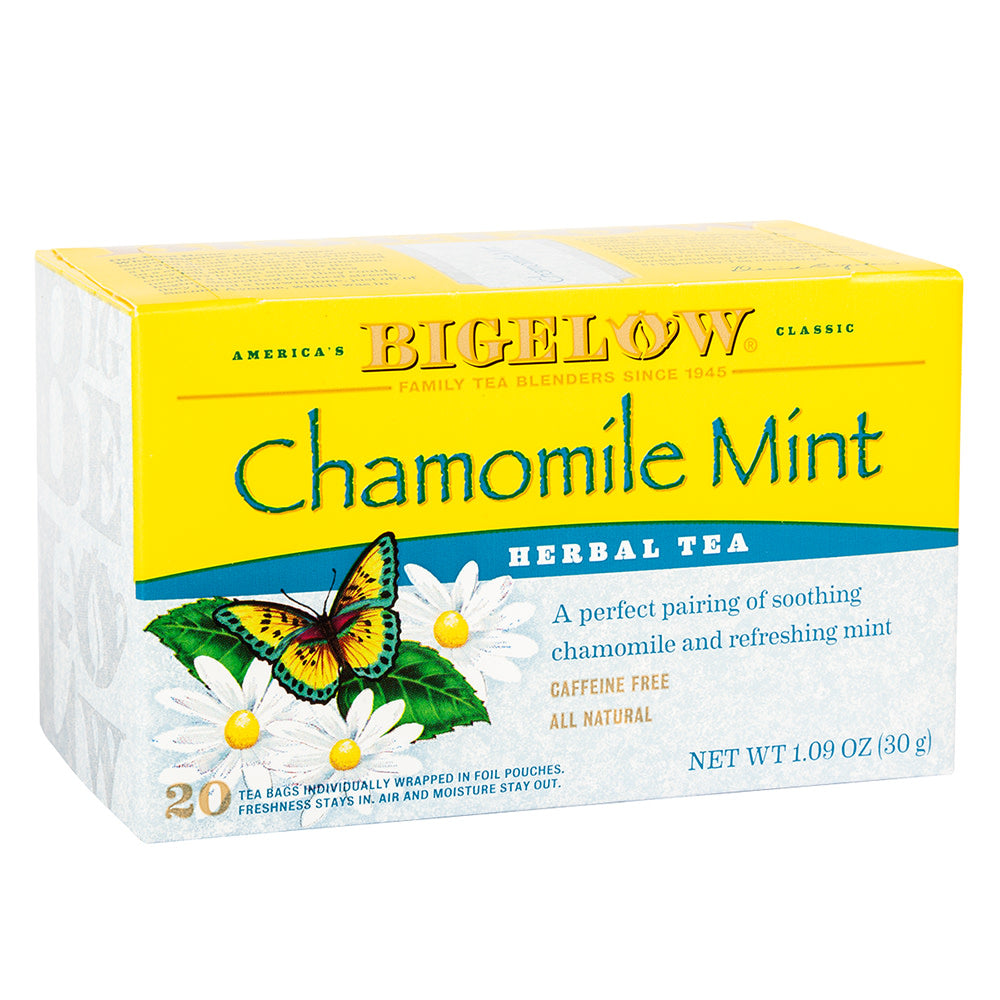 Bigelow Chamomile Mint Herb Tea 20 Ct Box