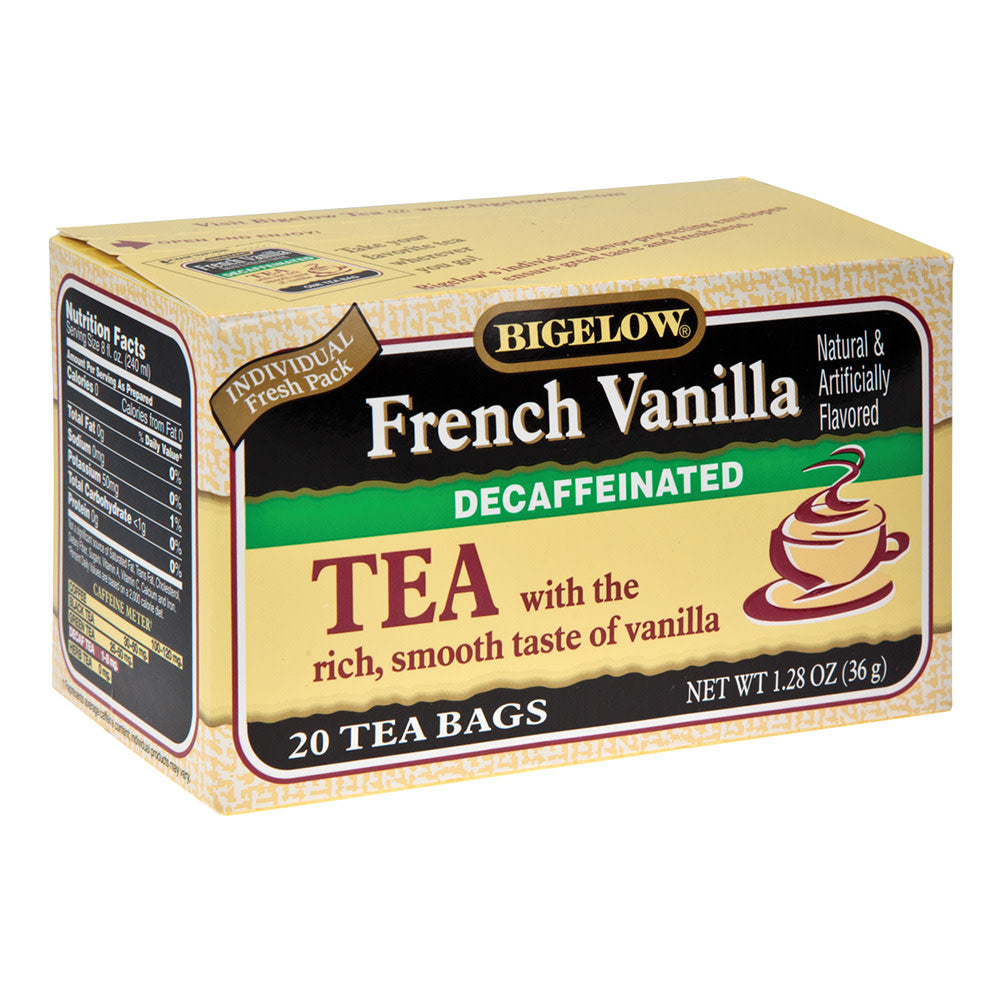 Bigelow Decaf French Vanilla Tea 20 Ct Box