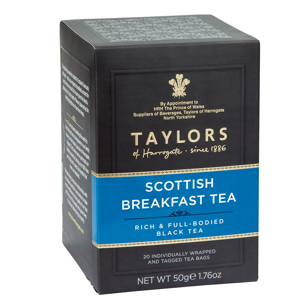 Wholesale Taylors Or Harrogate Scottish Breakfast Tea 1.76 Oz 20 Ct Box-6ct Case Bulk