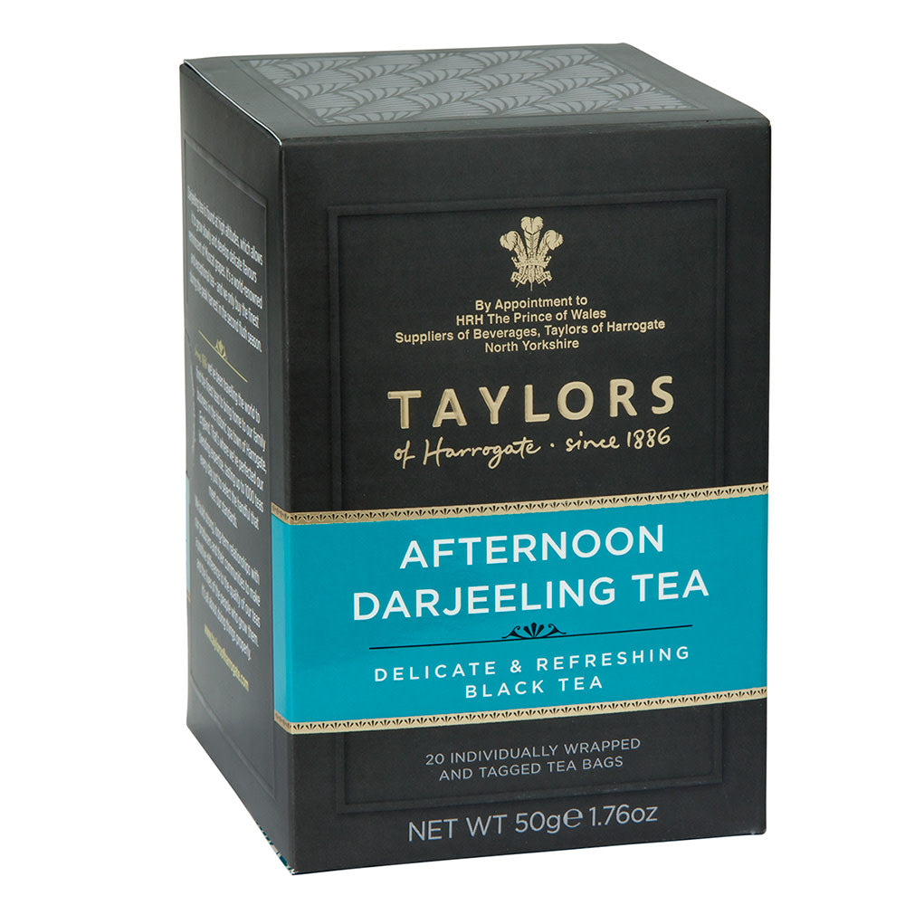 Wholesale Taylors Of Harrogate Afternoon Darjeeling Tea 1.76 Oz 20 Ct Box-6ct Case Bulk