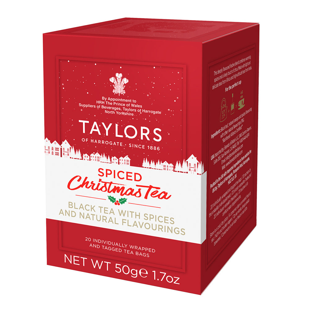 Wholesale Taylors Of Harrogate Spiced Christmas Tea 20 Ct Box-6ct Case Bulk