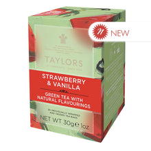 Wholesale Taylors Of Harrogate - Strawberry &Van Green Tea - 20Ct- Bulk