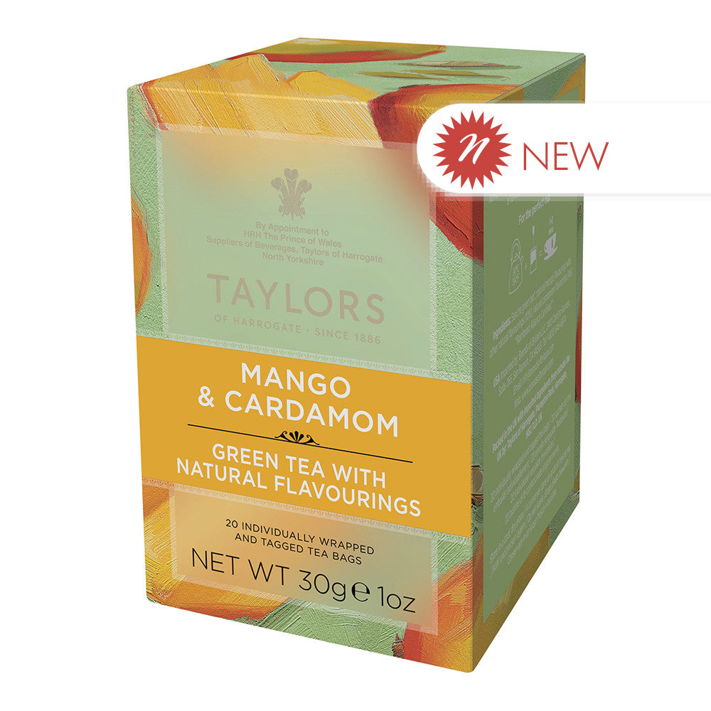 Wholesale Taylors Of Harrogate - Mango &Crdm Green Tea - 20Ct- Bulk