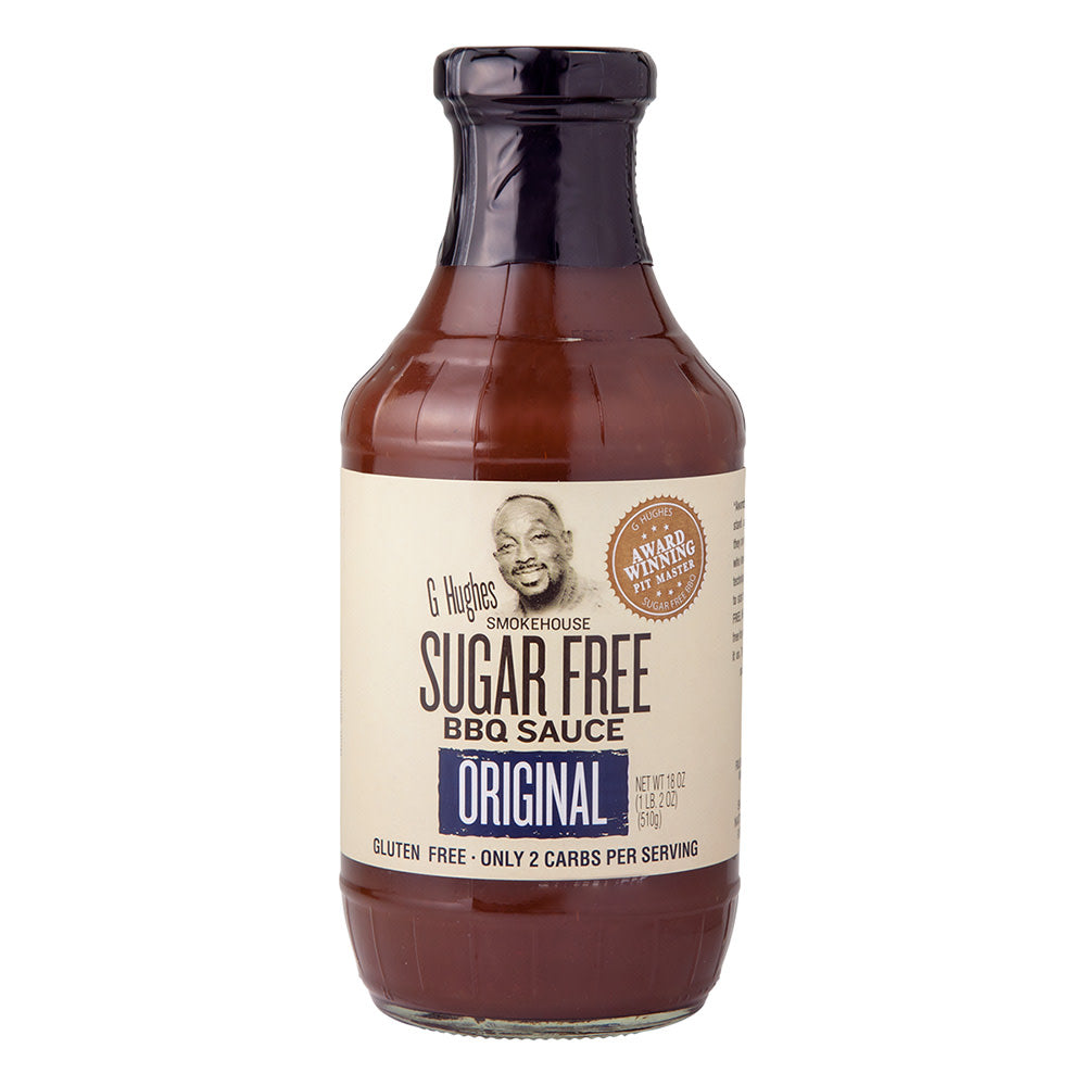 Wholesale G Hughes Sugar Free Original Bbq Sauce 18 Oz Bottle-6ct Case Bulk