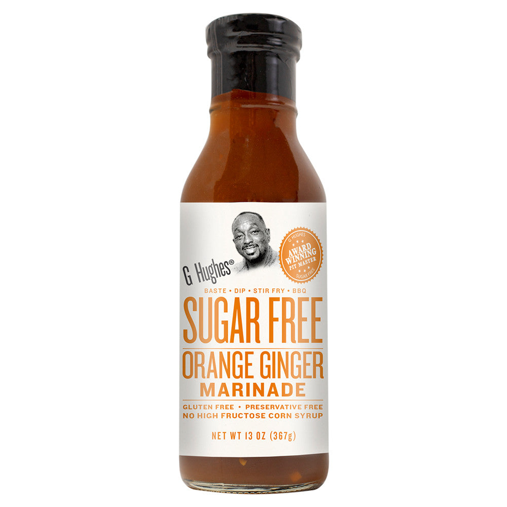 Wholesale G Hughes Sugar Free Orange Ginger Marinade 13 Oz Bottle-6ct Case Bulk