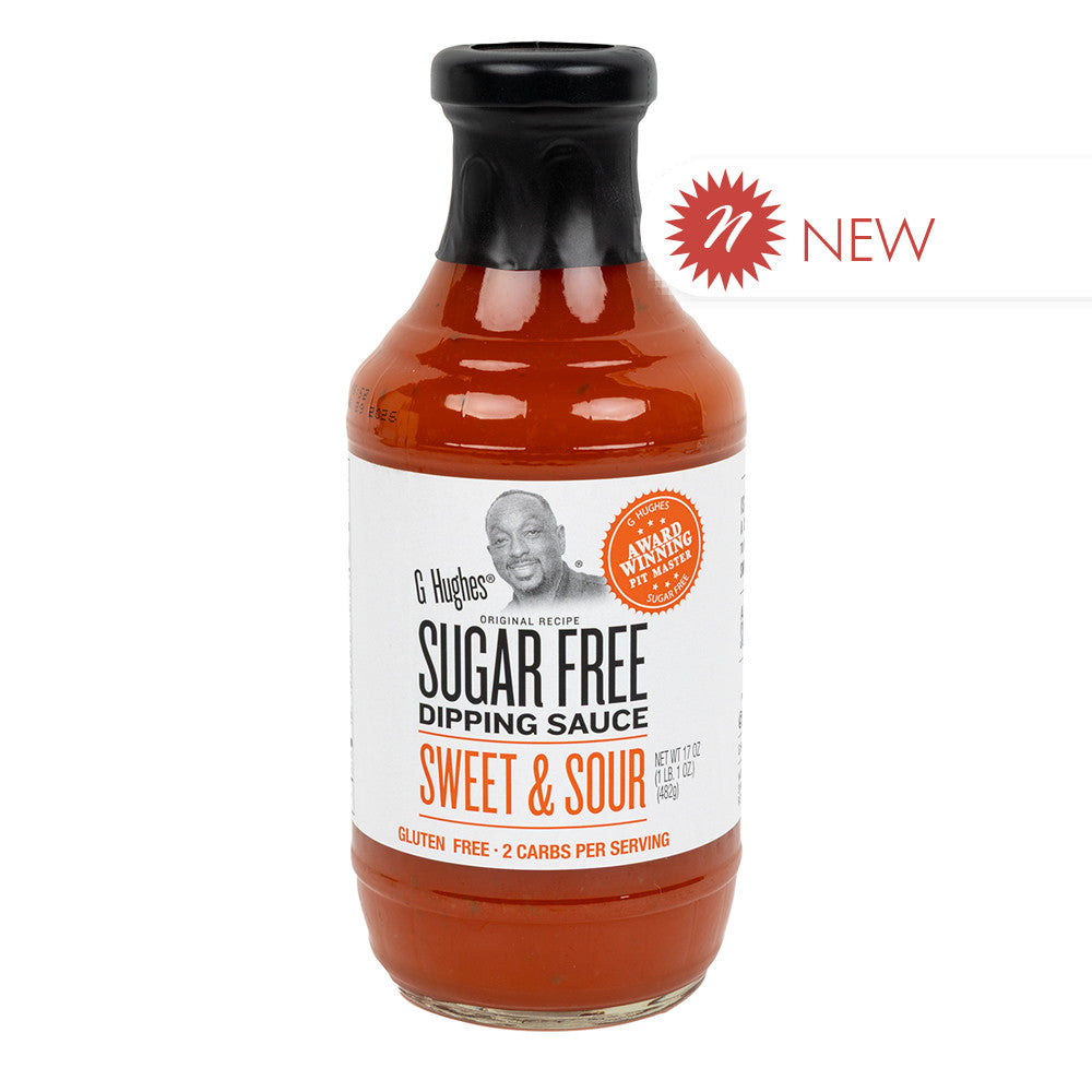 Wholesale G Hughes - Sugar Free Sweet & Sour Sauce - 17Oz - Pk6- Bulk