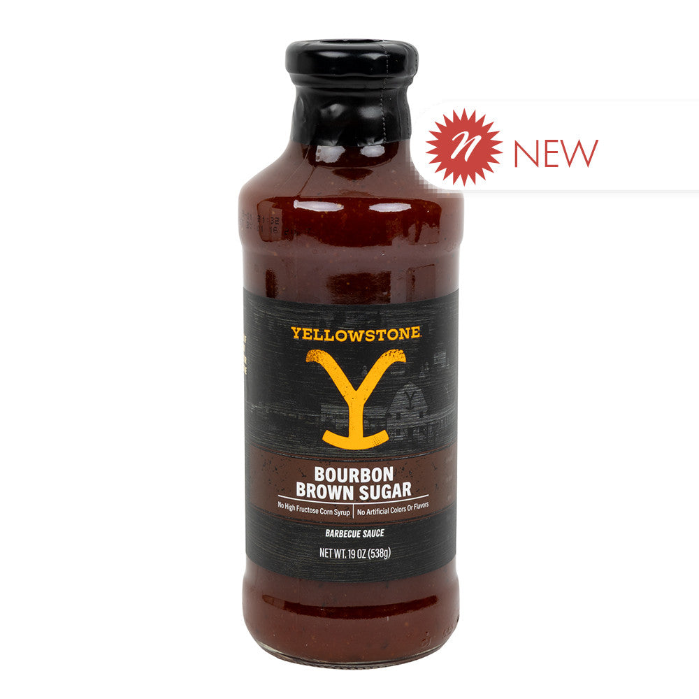 Wholesale Yellowstone - Bourbon Brown Barbecue Sauce - 19Oz - Pk6- Bulk
