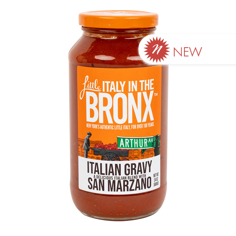 Wholesale Little Italy Bronx - Italia Gravy Sauce 24Oz - Pk6- Bulk