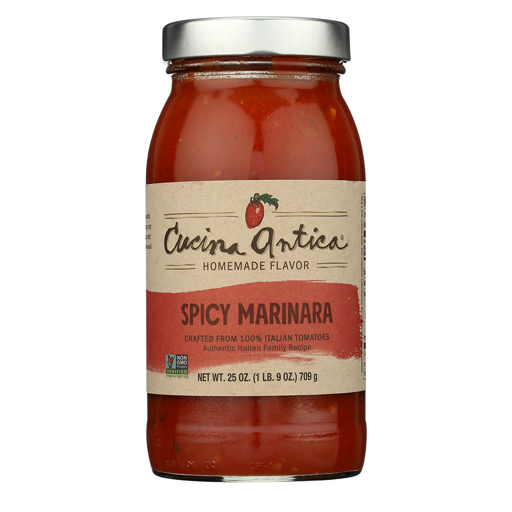 Wholesale Cucina Antica - Spicy Marinara Sauce - 25Oz - Pk6- Bulk