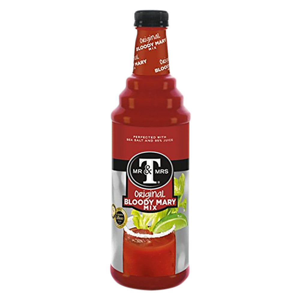 Wholesale Mr & Mrs T Bloody Mary Mix 33.8 Oz Bottle-6ct Case Bulk