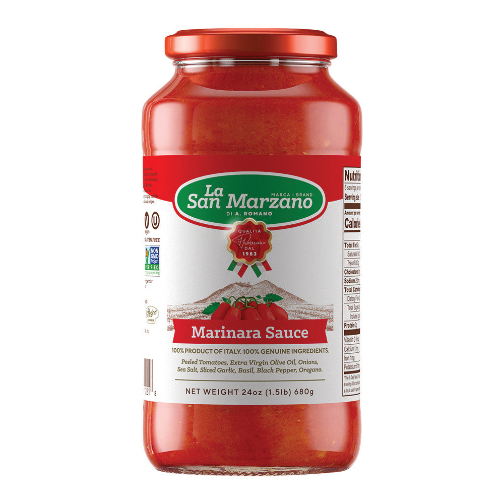 Wholesale La San Marzano Marinara Sauce 24 Oz Jar- Bulk