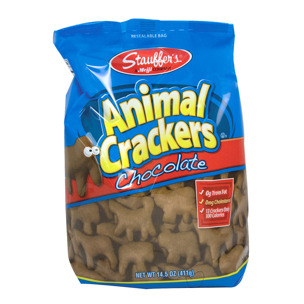Wholesale Stauffer'S Chocolate Animal Crackers 14.5 Oz Bag- Bulk