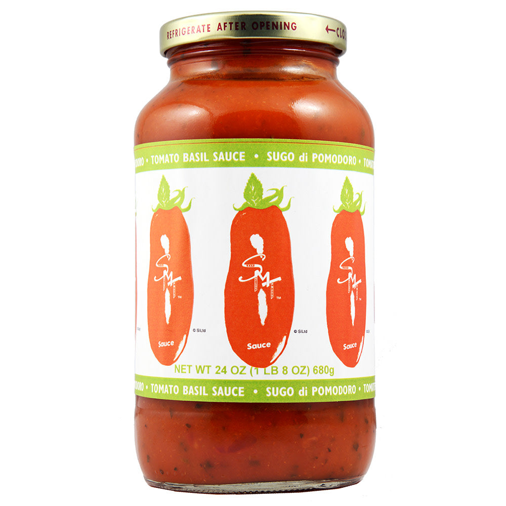 Wholesale Smt Tomato Basil Sauce 24 Oz Jar- Bulk