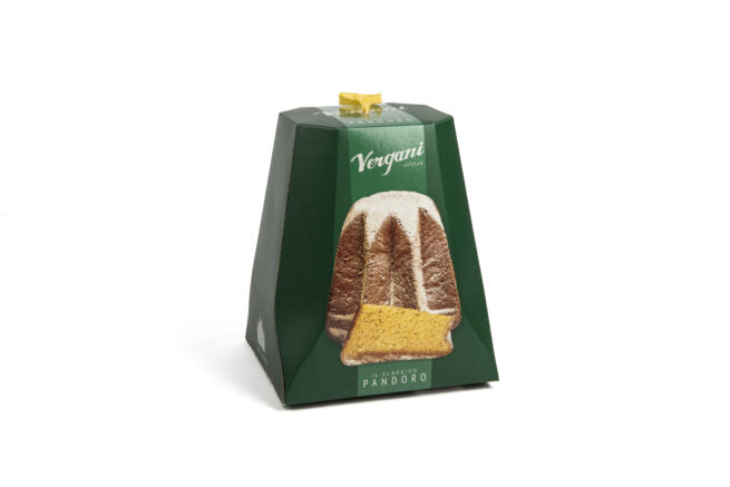 Wholesale Classic Pandoro Cake Box Vergani 1 KG-6 Ct Case Bulk