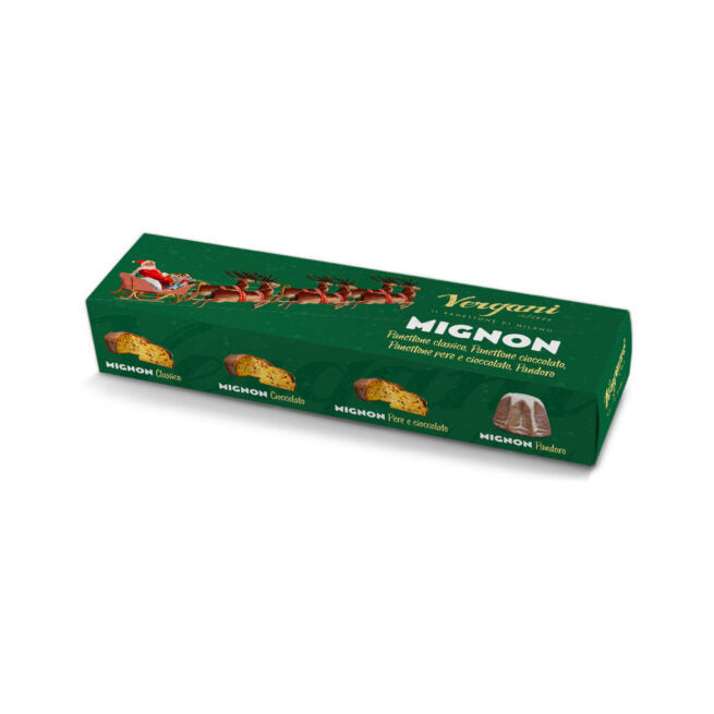 Vergani Mini Assorted Panettone Box 380 GR