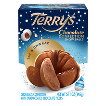 Wholesale Terry’S Snow Balls Milk Chocolatey Ball 5.11 Oz Box- Bulk