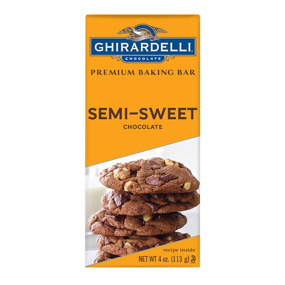 Wholesale Ghirardelli Semi-Sweet Baking 4 Oz Bar- Bulk