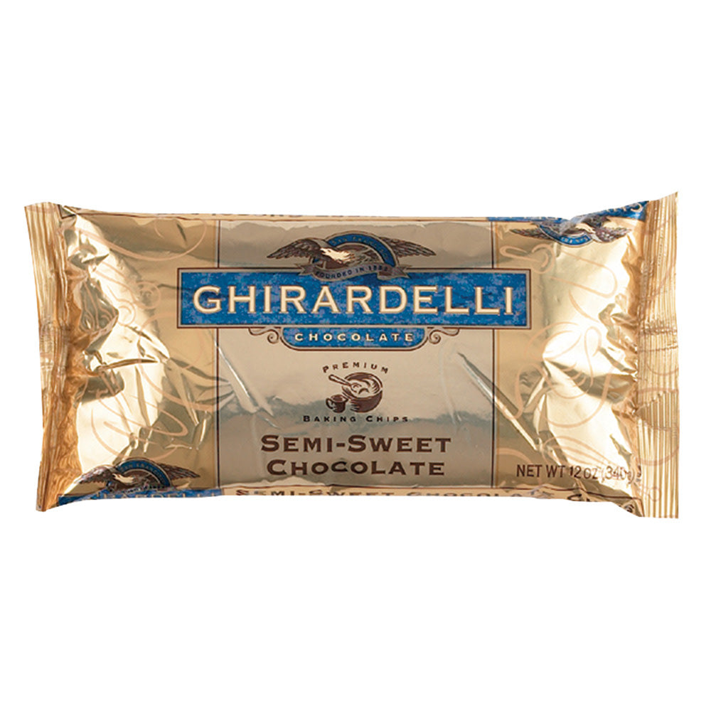 Wholesale Ghirardelli Semi-Sweet Baking Chips 12 Oz Bag-12ct Case Bulk