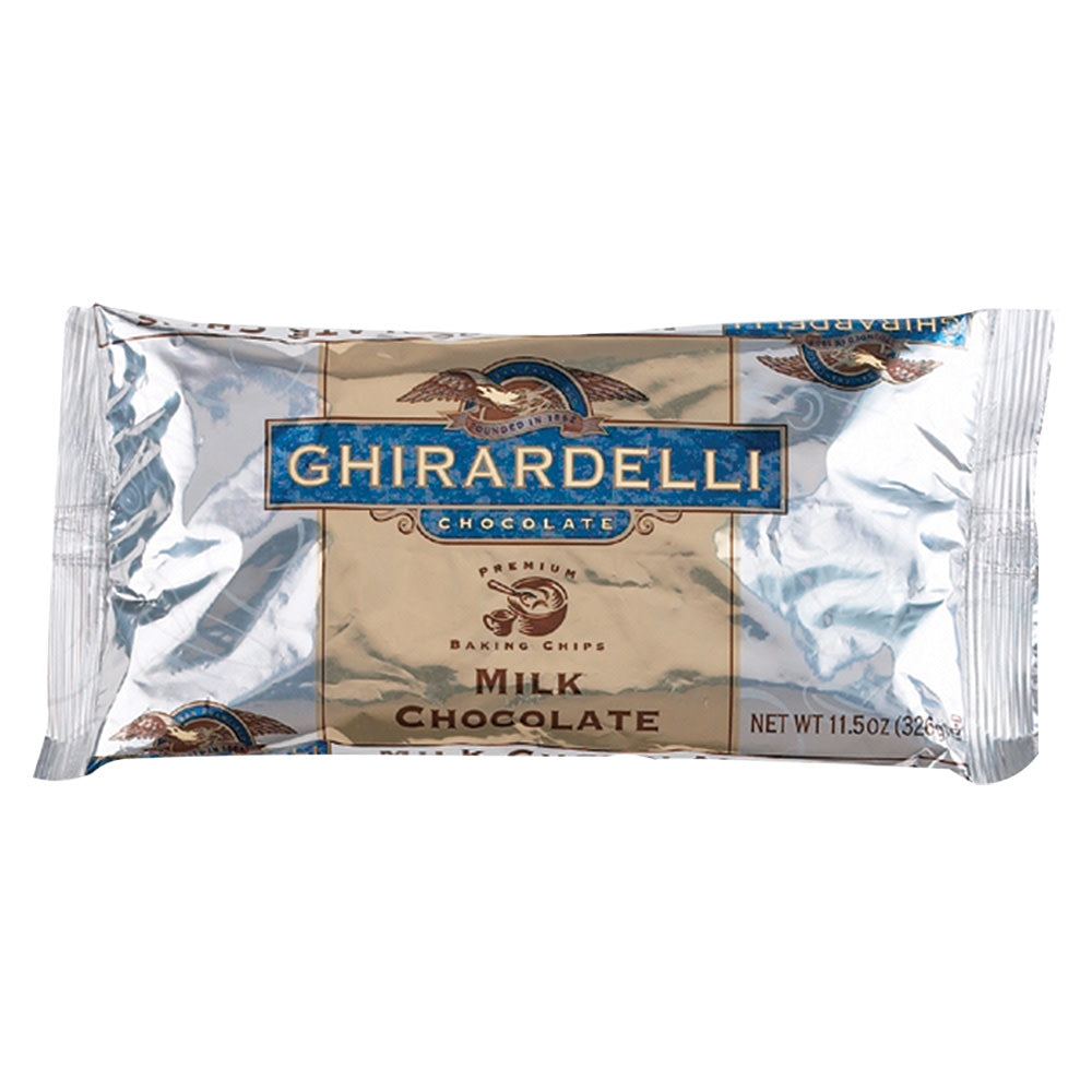 Wholesale Ghirardelli Milk Chocolate Baking Chips 11.5 Oz Bag-12ct Case Bulk