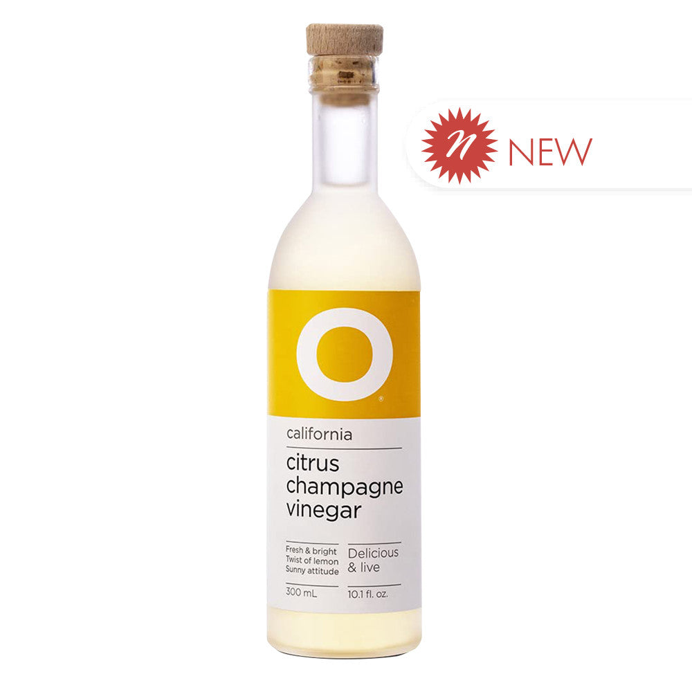 O California Hampagne Vinegar Citrus 10.1 Oz Bottle