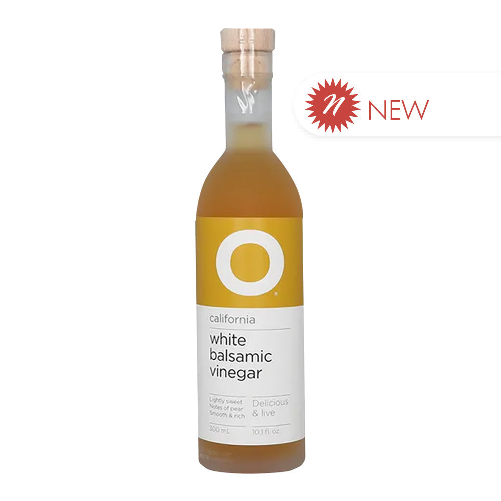 O California White Balsamic Vinegar 10.1 Oz Bottle