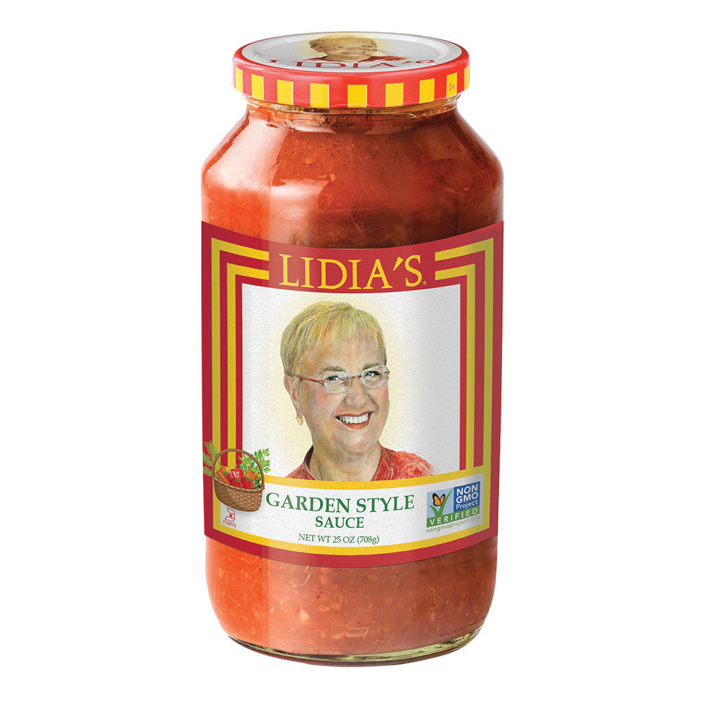 Wholesale Lidia'S Garden Vegetable Pasta Sauce 25 Oz Jar-6ct Case Bulk