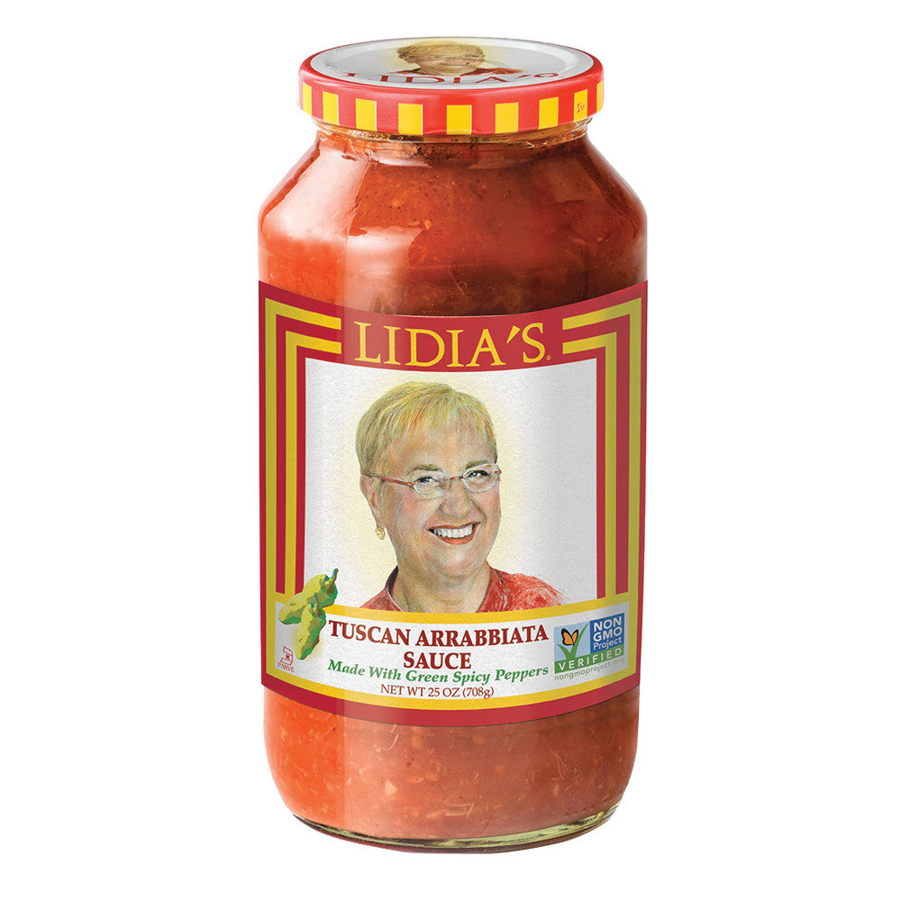 Wholesale Lidia'S Tuscan Arrabbiata Pasta Sauce 25 Oz Jar-6ct Case Bulk