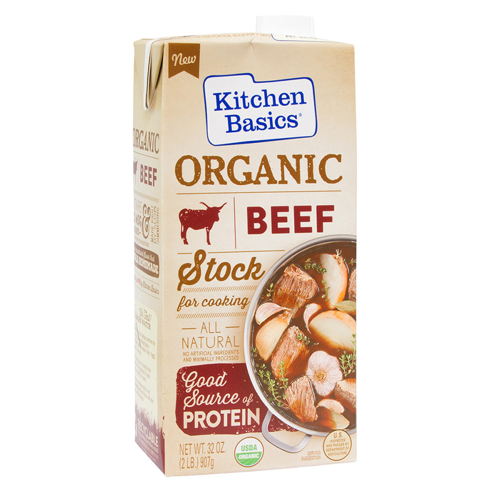 Wholesale Kitchen Basics Organic Beef Stock 32 Oz-12ct Case Bulk