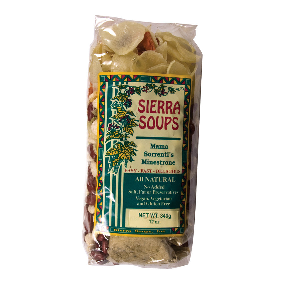 Wholesale Sierra Soups Mama Sorrenti'S Minestrone 13.5 Oz Bag-6ct Case Bulk