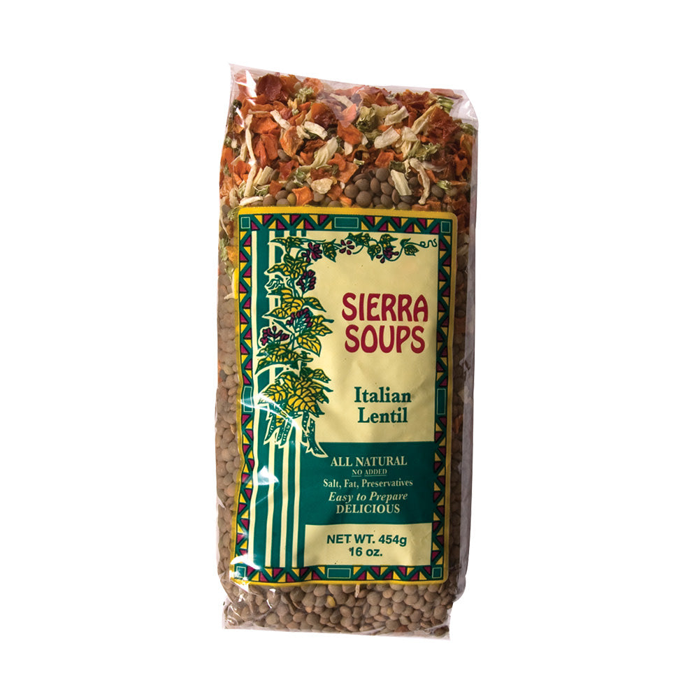 Wholesale Sierra Soups Italian Lentil 16 Oz Bag-6ct Case Bulk