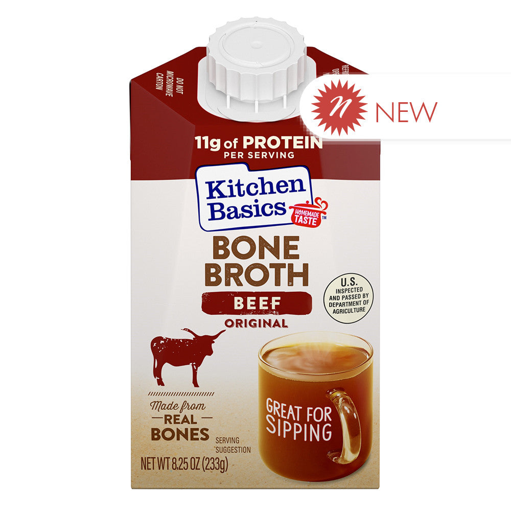 Wholesale Kitchen Basics - Bone Broth Beef - 8.25Oz-12ct Case Bulk