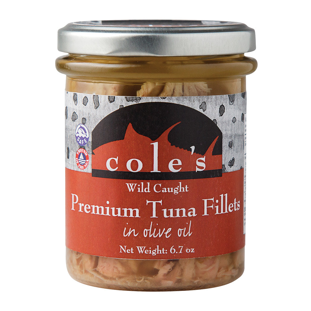Wholesale Cole'S Wild Tuna Fillets In Olive Oil 6.7 Oz Jar- Bulk