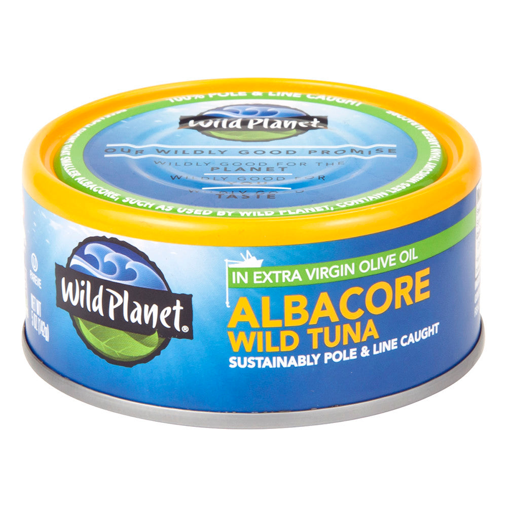 Wholesale Wild Planet Albacore Wild Tun In Extra Virgin Olive Oil 5 Oz Can- Bulk