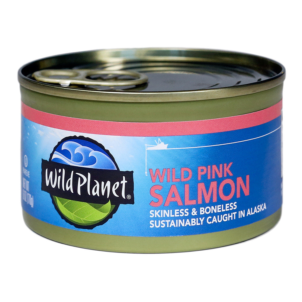 Wholesale Wild Planet Wild Pink Salmon 6 Oz Can-12ct Case Bulk