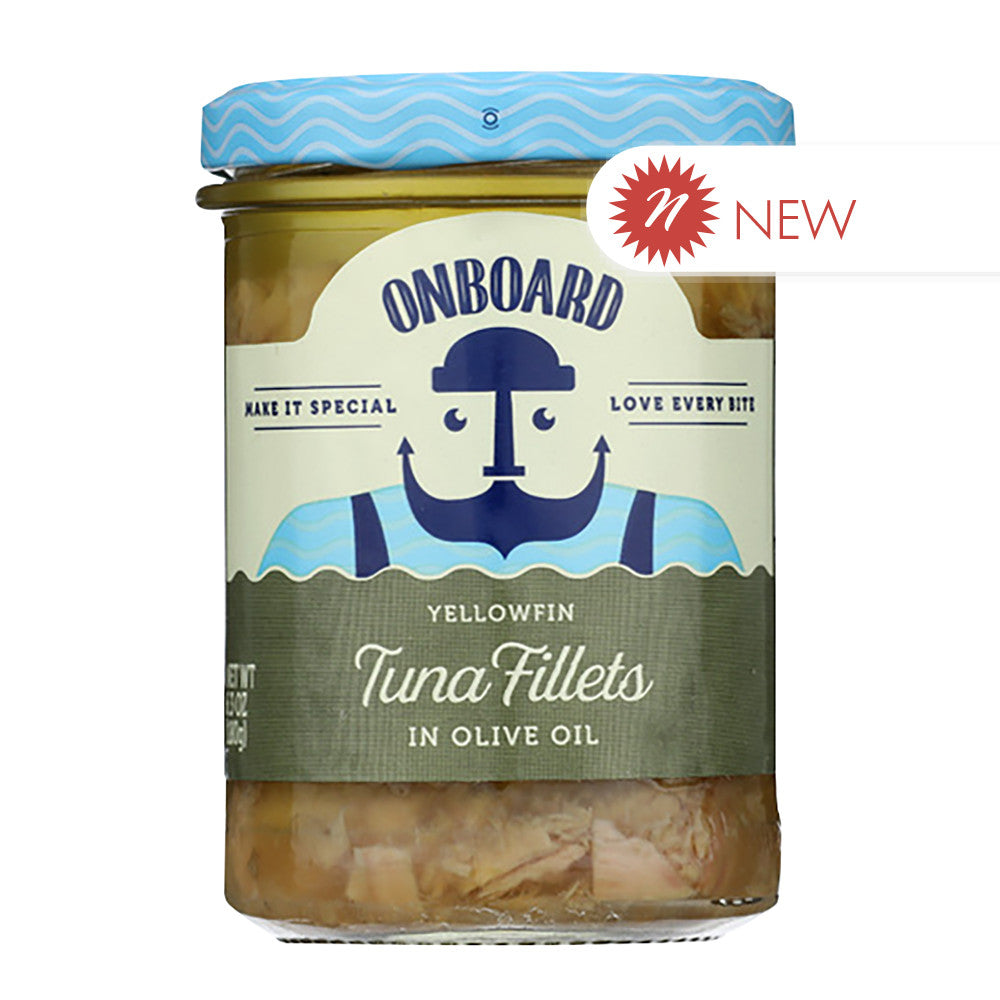 Wholesale Onboard - Tuna Fillets Jar In Olive Oil - 6.3Oz-6ct Case Bulk