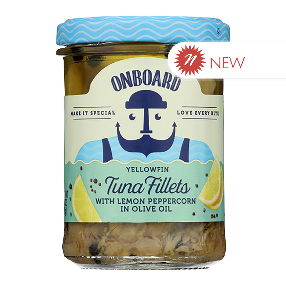 Wholesale Onboard - Tuna Fillets Jar Lemon Pcs In Olive Oil - 6.3Oz-6ct Case Bulk