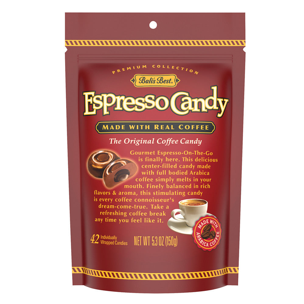 Wholesale Bali'S Best Espresso Candy 5.3 Oz Peg Bag-12ct Case Bulk