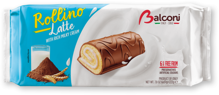 Balconi Rollino – Milk & Chocolate Roll Cake 6.5 OZ