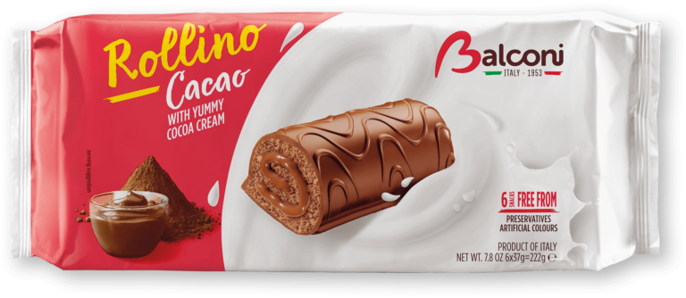 Balconi Rollino Cacao – Chocolate Roll Cake 6.5 OZ